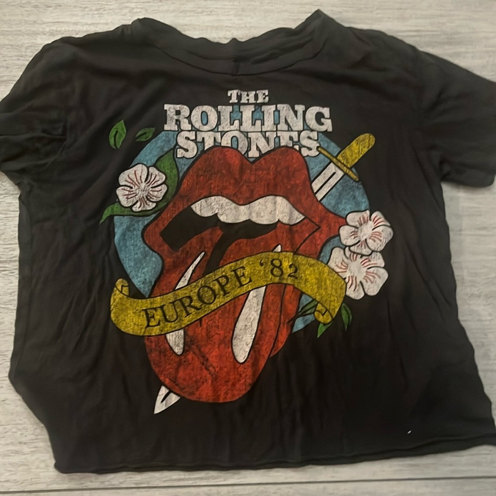 Rolling Stone shirt, gray, and other colors